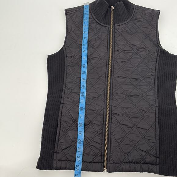 Prana Women’s Black Quilted Zip Up Vest Size Small - Picture 13 of 14